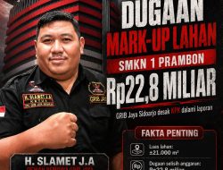 GRIB Jaya Desak Pengusutan Dugaan Mark-Up Lahan SMKN 1 Prambon yang Rugikan Negara Rp22 Miliar